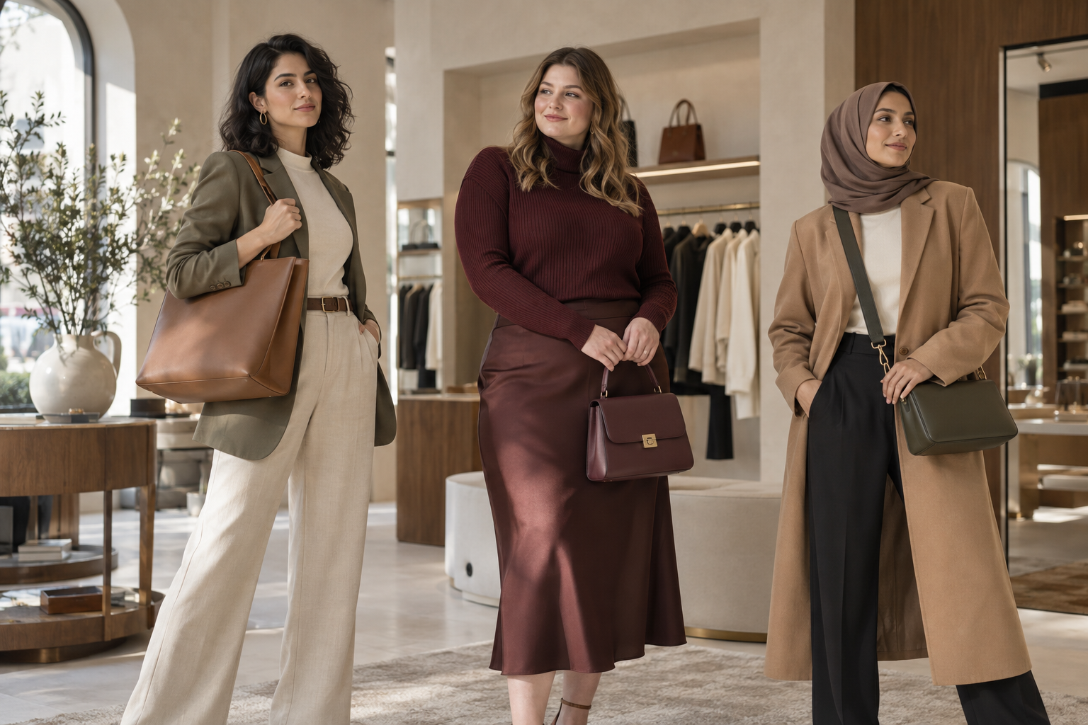 انتخاب اندازه و مدل کیف متناسب با فرم بدن و استایل